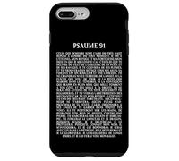 Psalms 91 Bible Verse Protection Safety Blessing (French) Coque pour iPhone 7 Plus/8 Plus