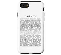 Psalms 91 Bible Verse Protection Safety Blessing (French) Coque pour iPhone SE (2020) / 7/8