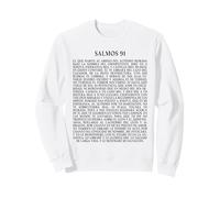 Psalms 91 Bible Verse Protection Safety Blessing (Spanish) Sweatshirt