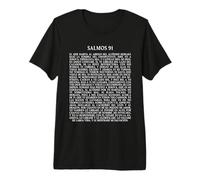 Psalms 91 Bible Verse Protection Safety Blessing (Spanish) T-Shirt Haut de Gamme
