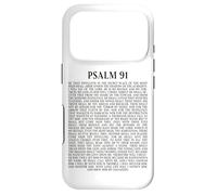 Psalms 91 Full KJV Bible Verse Protection & Safety Blessing Coque pour iPhone 17 Pro