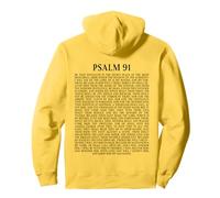Psalms 91 Full KJV Bible Verse Protection & Safety Blessing Sweat à Capuche