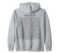 Psalms 91 Full KJV Bible Verse Protection & Safety Blessing Sweat à Capuche