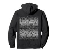 Psalms 91 Full KJV Bible Verse Protection & Safety Blessing Sweat à Capuche