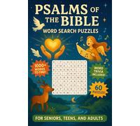 Psalms of the Bible Word Search Puzzles: 60 Word Searches with Easy to Read Print | Trivia and Quiz Included | Challenge your mind, nourish your ... spiritual seekers | 6x9 inches, 134 pages