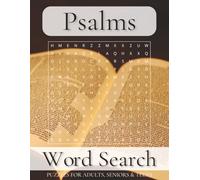 Psalms Word Search Puzzle Book Large Print: Word Searches with Large Print about Hymns, Canticles, Odes and More | 8.5x11 inches, 110 pages | 50+ puzzles ... Gift for Vacations, Holidays