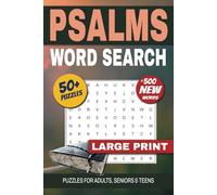 Psalms Word Search Puzzle Book: Word Searches with Large print about the Psalms and God's Word | 6x9 inches | 50+ Puzzles | Gift for Vacations, Holidays and Free Times