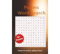 Psalms Word Search Puzzle Book: Words Searches with Easy to Read Print about Psalms, Praises, Poems and More / 6x9 inches. 110 pages / 50+ Puzzles - Gift for Vacations, Holidays and Free Times