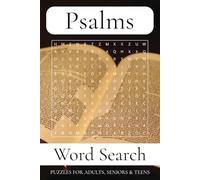 Psalms Word Search Puzzle: Easy to Read Print about Hymns, Canticles, Odes and More | 6x9 inches, 110 pages | 50+ puzzles ... Gift for Vacations, Holidays and Free Times