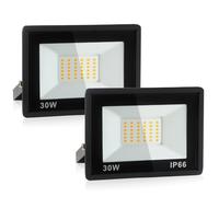 Psatfito G Projecteur LED 30w, 3240 Lm Projecteur LED Extérieur, Étanchéité Ip66 Lumière Blanche du jour 3000k Éclairage de Sécurité Extérieur pour Entrepôt, Garage, Arrière-Cour, Lot de 2