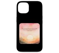 Psaume 118:24 This is The Day Lord Made Rejoice Glad Faith Coque pour iPhone 13