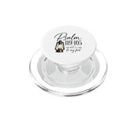 Psaume 119:105 | Lampe à Mes Pieds Design chrétien PopSockets PopGrip pour MagSafe