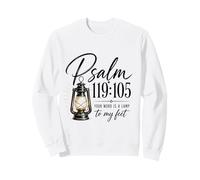 Psaume 119:105 | Lampe à Mes Pieds Design chrétien Sweatshirt