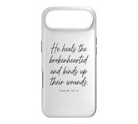 Psaume 147:3 : He Heals The Brokenhearted Bible Verse Écriture Coque pour iPhone Air