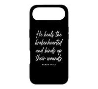 Psaume 147:3 : He Heals The Brokenhearted Bible Verse Écriture Coque pour iPhone Air