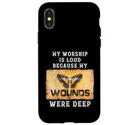 Psaume 147:3 My Worship is Loud Because Wounds Were Deep Coque pour iPhone X/XS
