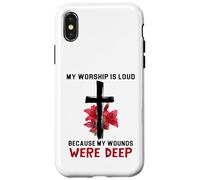 Psaume 147:3 My Worship is Loud Because Wounds Were Deep Coque pour iPhone X/XS