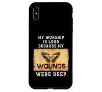 Psaume 147:3 My Worship is Loud Because Wounds Were Deep Coque pour iPhone XS Max