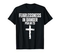 Psaume 23 Berger de la Bible chrétienne sans Peur en Danger T-Shirt