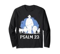 Psaume 23 Bible Dieu Jésus-Christ Foi Idée cadeau Manche Longue