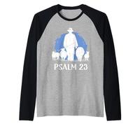 Psaume 23 Bible Dieu Jésus-Christ Foi Idée cadeau Manche Raglan
