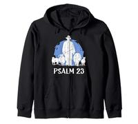 Psaume 23 Bible Dieu Jésus-Christ Foi Idée cadeau Sweat à Capuche