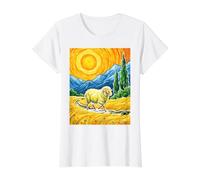 Psaume 23 Brebis Retrouvée Chrétienne Paysage T-Shirt Graphique avec Valeur