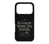 Psaume 23 He Leads Me Beside Still Waters Écriture Coque pour iPhone 17 Pro