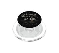 Psaume 23 He Leads Me Beside Still Waters Écriture PopSockets PopGrip pour MagSafe