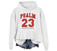 Psaume 23 Sweat à capuche « The Lord Is My Shepherd », Blanc D., S