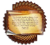 Psaume 23 : The Lord is My Shepherd; I Shall Not Want Dorm Room Stuff Southern - Autocollant imperméable pour pare-chocs (12 x 18 cm)