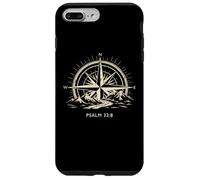 Psaume 32:8 Dieu chrétien Guides Boussole Montagnes Coque pour iPhone 7 Plus/8 Plus