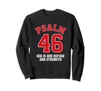 Psaume 46 Dieu est Notre Refuge et Notre Force Verset de la Bible Foi Sweatshirt