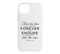 Psaume 89:36 Forever and Endure Descendents Écriture Bible Coque pour iPhone 14 Plus