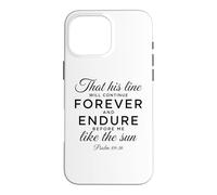 Psaume 89:36 Forever and Endure Descendents Écriture Bible Coque pour iPhone 16 Pro Max