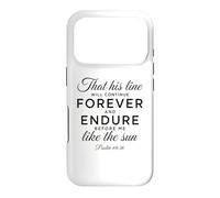 Psaume 89:36 Forever and Endure Descendents Écriture Bible Coque pour iPhone 17 Pro