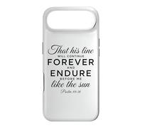 Psaume 89:36 Forever and Endure Descendents Écriture Bible Coque pour iPhone Air
