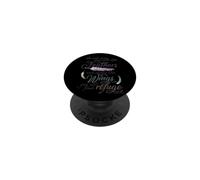 Psaume 91 4 sous Ses Ailes tu trouveras Refuge PopSockets PopGrip Adhésif