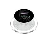 Psaume 91 4 sous Ses Ailes tu trouveras Refuge PopSockets PopGrip pour MagSafe