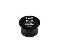 Psaume « I Will Not Be Shaken » Verse de la Bible Trust Lord God Jesus PopSockets PopGrip Adhésif