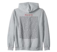 Psaumes 91 Bible Verse Protection Sécurité Bénédiction (Allemand) Sweat à Capuche