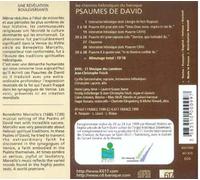 Psaumes De David (Chemins Hebraiques Du Baroque)
