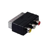 PSBasics Adaptateur péritel audio vidéo RCA vers adaptateur péritel AV pour consoles de jeux TV