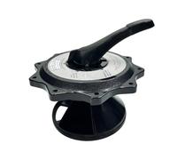 Pschimit.W SPX0715BA3 Couvercle de clé et poignée pour assemblage, pièces de réparation noires compatibles avec les vannes et filtres multiport Hayward