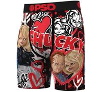 PSD Boxer Homme Chucky et Tiffany | Boxer Ceinture Élastique et Microfibre Horreur Cadeau Original Taille M