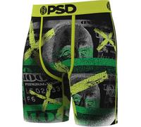 PSD Boxer Homme Imprimé Billet Dollar Vert Jaune | Boxer Ceinture Élastique et Microfibre Cadeau Original Taille M