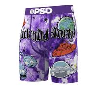 PSD Boxer Homme Rick et Morty Espace | Boxer Ceinture Élastique et Microfibre Violet Cadeau Original Taille S