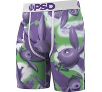 PSD Boxer Homme Violet Vert Imprimé Lapin 3D | Boxer Ceinture Élastique et Microfibre Cadeau Original Taille S