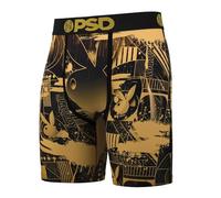 PSD Boxer Playboy pour homme - Sous-vêtements respirants et de maintien avec tissu évacuant l'humidité, Pb Deco, Medium