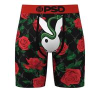 PSD Boxer Playboy Slither Boxer pour homme | 17,8 cm d'entrejambe | Sac en microfibre | Stretch dans quatre directions, Playboy Slither, M